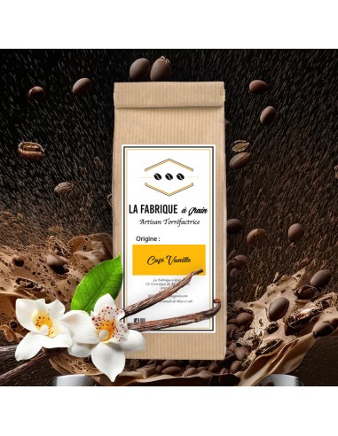 125g café moulu aromatisé vanille Petits Torréfacteurs