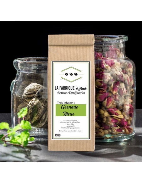 Infusion Glacée GRENADE BLEUE : Myrtille - Grenade