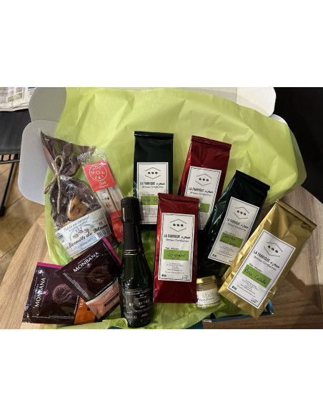 Coffret Thé : 5 thés + Gourmandises